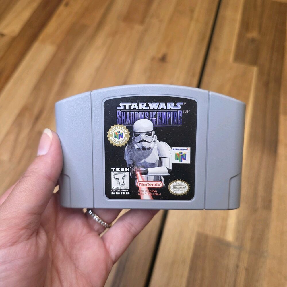 Star Wars Shadows of the Empire N64 Nintendo 64 Player’s Choice Tested Working